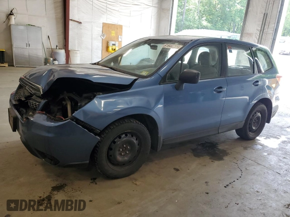 2016 Subaru Forester 2.5i with VIN JF2SJAAC7GG427084, listed as a Copart auction lot 61844725 with 138,422 mi miles and Salvage title. Bid and sale history available at DreamBid. Image 1.