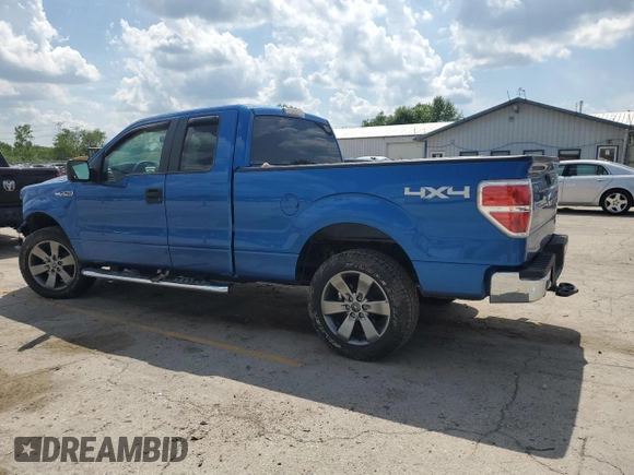 2010 Ford F-150 XL with VIN 1FTFX1EV3AKE20275, listed as a Copart auction lot 61480585 with 76,806 mi miles and Salvage title. Bid and sale history available at DreamBid. Image 2.