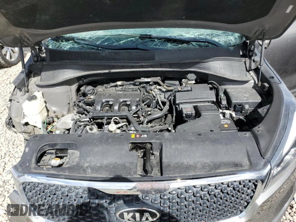 2016 Kia Sorento LX z VIN 5XYPGDA51GG134435, wystawiony jako Copart lot #54789715 z przebiegiem 122 743 mil mil oraz Szkoda całkowita • Salvage title. Historia ofert i sprzedaży dostępna na DreamBid. Obrazek 12.