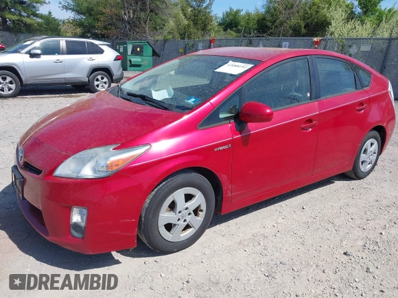 2011 Toyota Prius I with VIN JTDKN3DU2B5346291, listed as a IAAI auction lot 42088192 with 257,288 mi miles. Bid and sale history available at carsss.com. Image 18.
