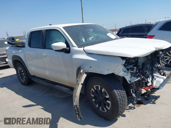 2024 Nissan Frontier PRO-4X with VIN 1N6ED1EKXRN651496, listed as a IAAI auction lot 41801908 with 7,058 mi miles. Bid and sale history available at carsss.com. Image 14.