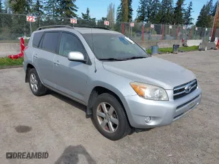 2008 Toyota RAV4 Ltd with VIN JTMBD31V385187211, listed as a IAAI auction lot 42047533 with 168,578 mi miles. Bid and sale history available at carsss.com. Image 1.