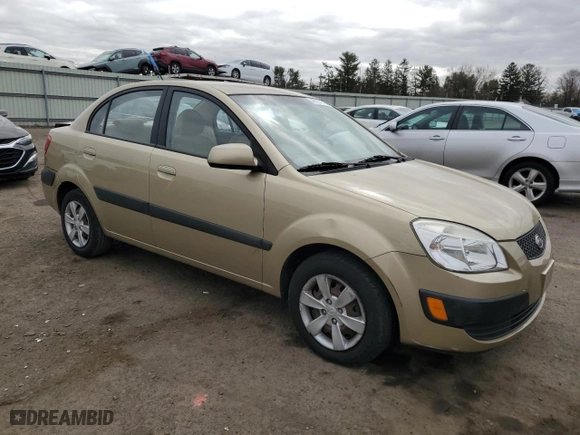 2009 Kia Rio SX with VIN KNADE223996539049, listed as a Copart auction lot 49114175 with 128,072 mi miles and Salvage Title. Bid and sale history available at carsss.com. Image 4.