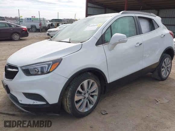 2018 Buick Encore Preferred with VIN KL4CJASB3JB548931, listed as a IAAI auction lot 41888684 with 41,323 mi miles. Bid and sale history available at carsss.com. Image 22.