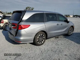 2022 Honda Odyssey EX-L z VIN 5FNRL6H73NB067462, wystawiony jako Copart lot #56568545 z przebiegiem 44 182 mil mil oraz Szkoda całkowita • Salvage title. Historia ofert i sprzedaży dostępna na DreamBid. Obrazek 3.