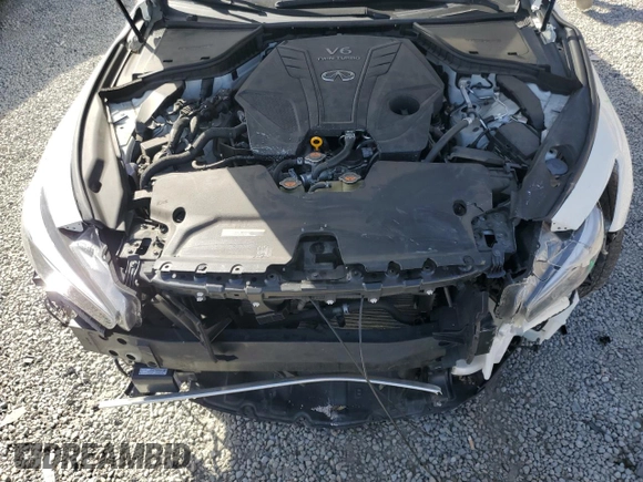 2020 Infiniti Q50 Luxe with VIN JN1EV7AP5LM206958, listed as a Copart auction lot 47239285 with 23,283 mi miles and Salvage title. Bid and sale history available at DreamBid. Image 11.