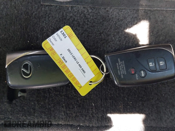 2013 Lexus LS 460 z VIN JTHCL5EF3D5019535, wystawiony jako IAAI lot #41985073 z przebiegiem 171 999 mil mil oraz . Historia ofert i sprzedaży dostępna na DreamBid. Obrazek 11.