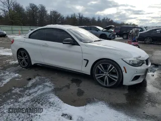 2015 BMW 4 Series 435i with VIN WBA3T3C54F5A40865, listed as a Copart auction lot 88128365 with Not Provided miles and Salvage Title. Bid and sale history available at carsss.com. Image 4.