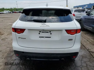 2019 Jaguar F-Pace 25t with VIN SADCS2FX2KA606070, listed as a Copart auction lot 54978434 with 104,200 mi miles and Salvage title. Bid and sale history available at DreamBid. Image 6.