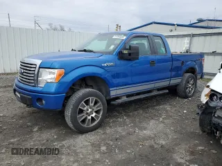 2014 Ford F-150 XL with VIN 1FTFX1EF9EKF67215, listed as a Copart auction lot 51594605 with 184,079 mi miles and Salvage Title. Bid and sale history available at carsss.com. Image 1.