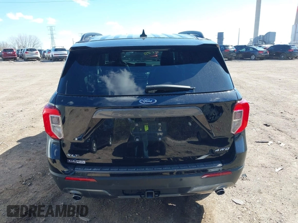 2023 Ford Explorer XLT with VIN 1FMSK8DH4PGC11989, listed as a IAAI auction lot 41845428 with 30,161 mi miles and . Bid and sale history available at carsss.com. Image 17.