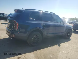 2024 Kia Telluride SX Prestige X-Line with VIN 5XYP5DGC1RG439447, listed as a Copart auction lot 52987835 with Not provided miles and Salvage title. Bid and sale history available at DreamBid. Image 3.