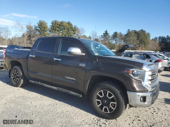 2019 Toyota Tundra 4WD SR5 with VIN 5TFHY5F11KX822504, listed as a Copart auction lot 41551585 with 96,459 mi miles and Salvage Title. Bid and sale history available at carsss.com. Image 4.