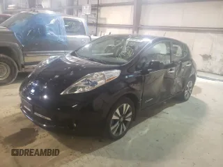 2015 Nissan LEAF SV with VIN 1N4AZ0CP0FC328986, listed as a Copart auction lot 40923973 with 41,785 mi miles. Bid and sale history available at carsss.com. Image 1.