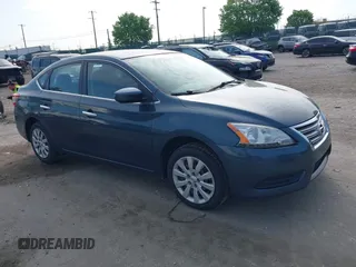 2014 Nissan Sentra S with VIN 3N1AB7AP3EY242459, listed as a IAAI auction lot 42174137 with 203,956 mi miles. Bid and sale history available at carsss.com. Image 1.