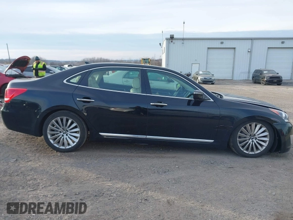 2014 Hyundai Equus Ultimate z VIN KMHGH4JH4EU083592, wystawiony jako IAAI lot #41651107 z przebiegiem 48 252 mil mil oraz . Historia ofert i sprzedaży dostępna na DreamBid. Obrazek 12.