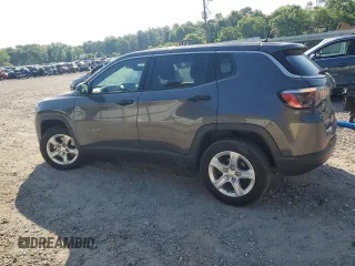 2023 Jeep Compass Sport with VIN 3C4NJDAN0PT572204, listed as a Copart auction lot 52490095 with 8,284 mi miles and Salvage title. Bid and sale history available at DreamBid. Image 2.