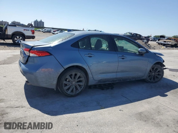 2023 Toyota Corolla Hybrid LE with VIN JTDBCMFE6P3015167, listed as a Copart auction lot 52114915 with 35,334 mi miles and Salvage Title. Bid and sale history available at carsss.com. Image 3.