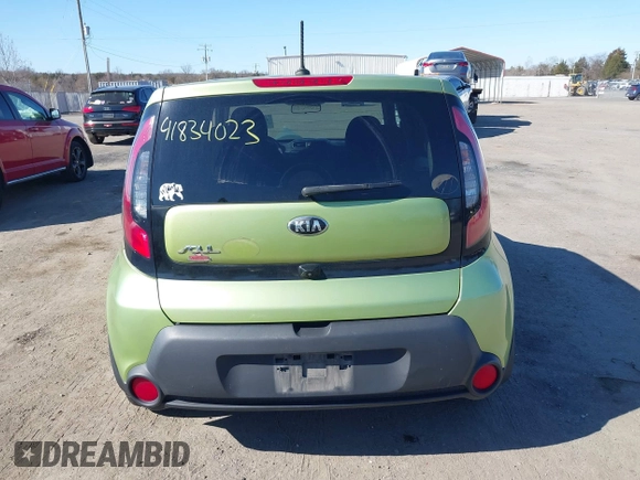 2015 Kia Soul with VIN KNDJN2A22F7816743, listed as a IAAI auction lot 41834023 with 133,522 mi miles. Bid and sale history available at carsss.com. Image 16.