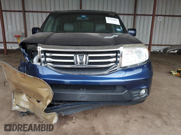 2013 Honda Pilot EX-L with VIN 5FNYF4H58DB058292, listed as a IAAI auction lot 41515095 with 150,909 mi miles. Bid and sale history available at carsss.com. Image 6.