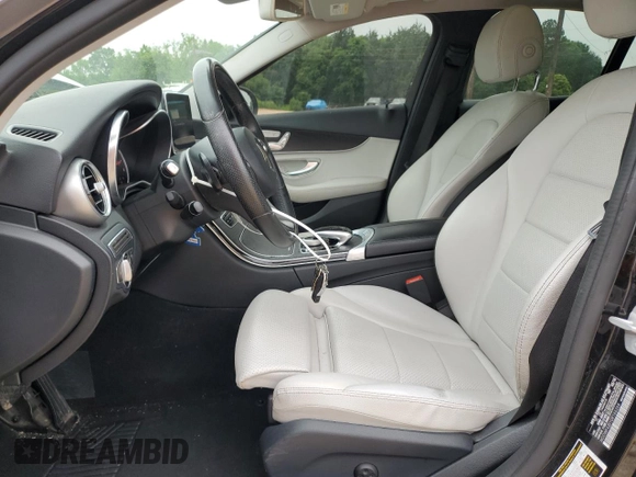 2016 Mercedes-Benz C 300 with VIN WDDWF4JB1GR166264, listed as a Copart auction lot 57411775 with 72,401 mi miles and Salvage title. Bid and sale history available at DreamBid. Image 7.