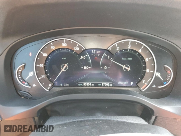 2019 BMW X3 sDrive30i z VIN 5UXTR7C59KLF28495, wystawiony jako Copart lot #54188365 z przebiegiem 95 354 mil mil oraz Szkoda całkowita • Salvage title. Historia ofert i sprzedaży dostępna na DreamBid. Obrazek 9.