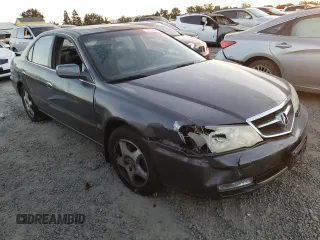 2002 Acura TL w/Navigation with VIN 19UUA56782A048974, listed as a Copart auction lot 71557644 with 124,848 mi miles and Salvage Title. Bid and sale history available at carsss.com. Image 4.