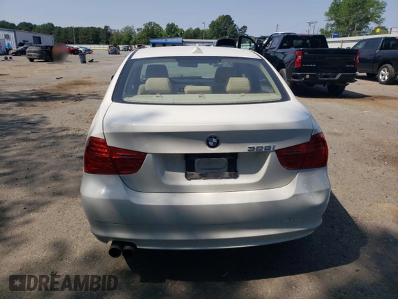 2009 BMW 3 Series 328i with VIN WBAPH77569NL84073, listed as a Copart auction lot 52185535 with 114,929 mi miles and Salvage Title. Bid and sale history available at carsss.com. Image 6.