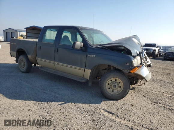 1999 Ford Super Duty F-250 XL with VIN 1FTNW21SXXEC58927, listed as a Copart auction lot 74631224 with 258,518 mi miles and Clean Title. Bid and sale history available at carsss.com. Image 4.