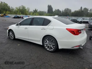 2016 Acura RLX Advance Pkg with VIN JH4KC1F96GC000085, listed as a Copart auction lot 73404314 with 18,419 mi miles and Salvage Title. Bid and sale history available at carsss.com. Image 2.