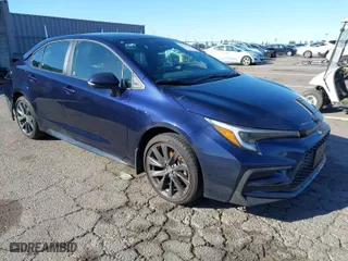 2024 Toyota Corolla SE with VIN 5YFS4MCE0RP201833, listed as a IAAI auction lot 41510042 with 4,742 mi miles. Bid and sale history available at carsss.com. Image 1.
