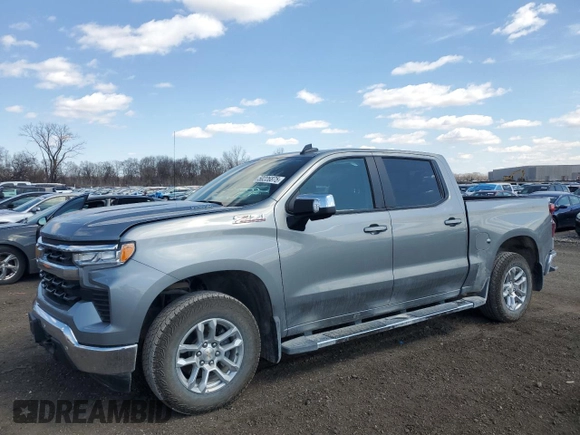 2024 Chevrolet Silverado 1500 LT with VIN 1GCUDDE87RZ254406, listed as a Copart auction lot 50226875 with 6,437 mi miles and Salvage Title. Bid and sale history available at carsss.com. Image 1.