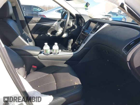 2023 Infiniti Q50 Luxe with VIN JN1EV7BRXPM542112, listed as a IAAI auction lot 41588571 with 20,749 mi miles and . Bid and sale history available at DreamBid. Image 5.