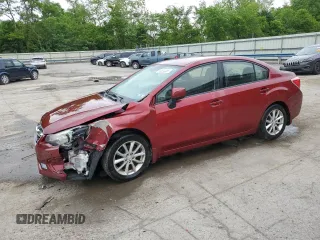 2014 Subaru Impreza Premium z VIN JF1GJAC66EH006594, wystawiony jako Copart lot #58504455 z przebiegiem 81 709 mil mil oraz Szkoda całkowita • Salvage title. Historia ofert i sprzedaży dostępna na DreamBid. Obrazek 1.