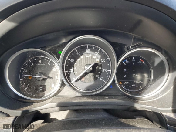 2018 Mazda CX-5 Grand Touring with VIN JM3KFBDM3J0375051, listed as a Copart auction lot 45989125 with 77,147 mi miles and Salvage Title. Bid and sale history available at carsss.com. Image 9.