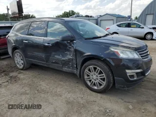 2015 Chevrolet Traverse LT with VIN 1GNKRGKD6FJ313068, listed as a Copart auction lot 57554715 with 211,207 mi miles and Salvage title. Bid and sale history available at DreamBid. Image 4.