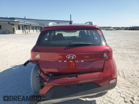 2024 Hyundai Venue Limited with VIN KMHRC8A36RU326277, listed as a Copart auction lot 53470845 with 12,589 mi miles and Salvage Title. Bid and sale history available at DreamBid. Image 6.