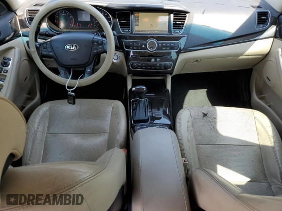 2015 Kia Cadenza Premium with VIN KNALN4D73F5184758, listed as a Copart auction lot 53404415 with 208,125 mi miles and Clean Title. Bid and sale history available at carsss.com. Image 8.