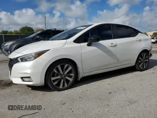 2021 Nissan Versa SR with VIN 3N1CN8FV9ML808861, listed as a Copart auction lot 61472135 with 90,963 mi miles and Non repairable. Bid and sale history available at DreamBid. Image 1.