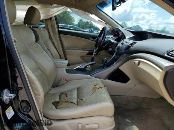 2009 Acura TSX with VIN JH4CU26669C027738, listed as a Copart auction lot 59540305 with 280,897 mi miles and Salvage title. Bid and sale history available at DreamBid. Image 7.