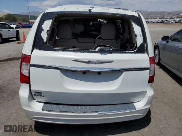 2015 Chrysler Town & Country Touring with VIN 2C4RC1BG5FR637432, listed as a Copart auction lot 82608584 with 0 mi miles and Non Repairable. Bid and sale history available at carsss.com. Image 6.