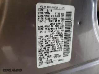 2012 Nissan Murano S with VIN JN8AZ1MU1CW102619, listed as a Copart auction lot 77894834 with 113,919 mi miles and Salvage Title. Bid and sale history available at carsss.com. Image 14.