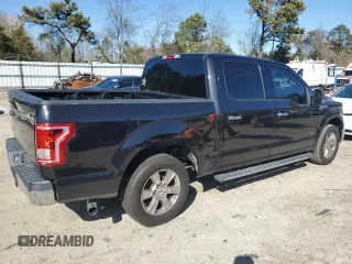2015 Ford F-150 XL with VIN 1FTEW1CP2FKF13279, listed as a Copart auction lot 48454045 with 150,294 mi miles and Salvage title. Bid and sale history available at DreamBid. Image 3.