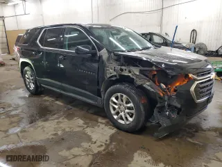 2018 Chevrolet Traverse LS with VIN 1GNERFKWXJJ219180, listed as a Copart auction lot 44424005 with 111,454 mi miles and Salvage Title. Bid and sale history available at carsss.com. Image 4.