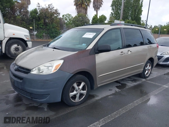 2004 Toyota Sienna CE with VIN 5TDZA23C14S101329, listed as a IAAI auction lot 42248935 with 208,644 mi miles and . Bid and sale history available at DreamBid. Image 2.