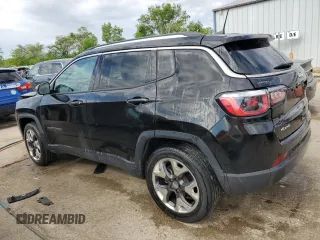 2018 Jeep Compass Limited with VIN 3C4NJDCB6JT190608, listed as a Copart auction lot 59131785 with 73,263 mi miles and Salvage title. Bid and sale history available at DreamBid. Image 2.
