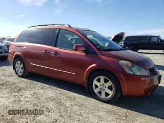 2004 Nissan Quest S with VIN 5N1BV28U94N343133, listed as a Copart auction lot 88577635 with 96,158 mi miles and Clean Title. Bid and sale history available at carsss.com. Image 4.