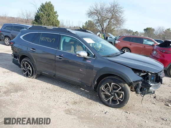 2024 Subaru Outback Touring XT with VIN 4S4BTGPDXR3296606, listed as a IAAI auction lot 41219267 with 11,171 mi miles and . Bid and sale history available at DreamBid. Image 1.