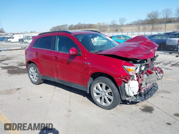 2015 Mitsubishi Outlander GT with VIN 4A4AR4AW9FE061937, listed as a IAAI auction lot 41941316 with 85,968 mi miles and . Bid and sale history available at DreamBid. Image 1.