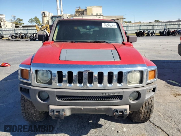 2006 Hummer H3 with VIN 5GTDN136168179693, listed as a Copart auction lot 78886604 with 239,000 mi miles and Clean Title. Bid and sale history available at carsss.com. Image 5.